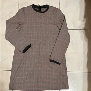 Zara Trafaluc Multicolor Houndstooth Sweater